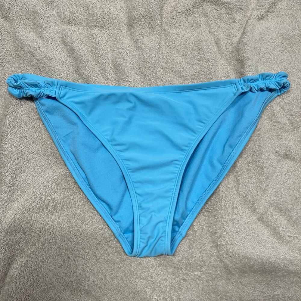 Wild Fable Women's Blue Low Rise Bikini Bottoms 1X 2X 3X NWT Cheeky Ruffle